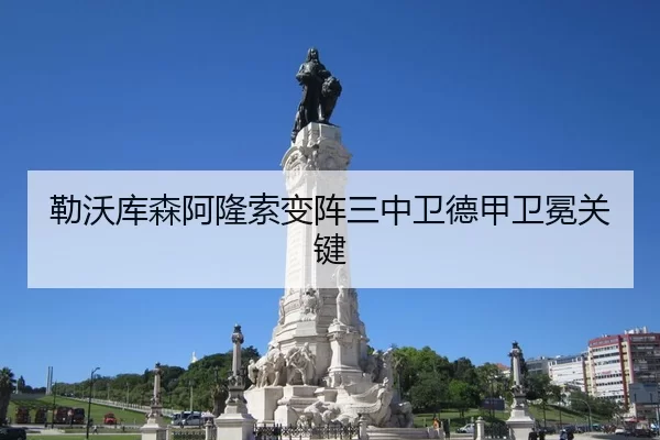 勒沃库森阿隆索变阵三中卫德甲卫冕关键